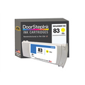 DoorStepInk Brand For HP 83 680mL Yellow Remanufactured in the USA
