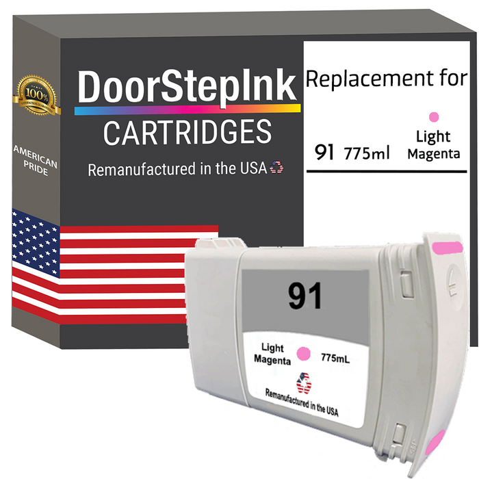 HP 91 (C9471A) 775mL Light Magenta Ink Cartridges