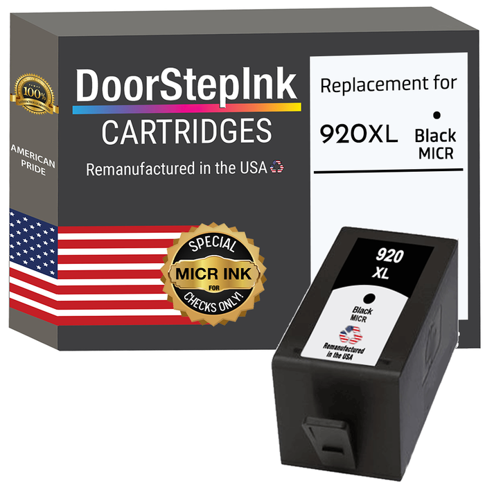 HP 920XL Black MICR Ink Cartridge