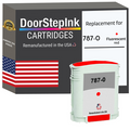 DoorStepInk Remanufactured in the USA Ink Cartridges for Pitney Bowes 787-0 Fluorescent Red