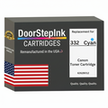 DoorStepInk Remanufactured in the USA For Canon 332 High Yield Cyan Toner Cartridge, 6262B012