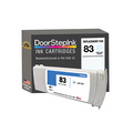DoorStepInk Remanufactured in the USA Ink Cartridge for HP 83 UV 680mL (C4944A) Light Cyan