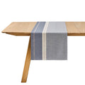 Dune Blue Table Runner by Le Jacquard Francais at Fig Linens and Home