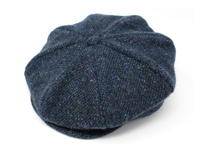 Irish Tweed - Navy & Aqua Salt & Pepper / Small 56-57cm