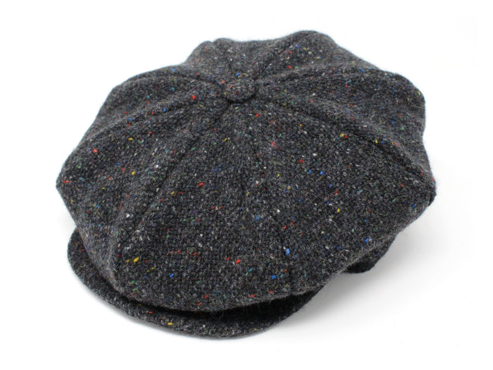 Irish Tweed - Dark Grey Charcoal Fleck Salt & Pepper / Small 56-57cm