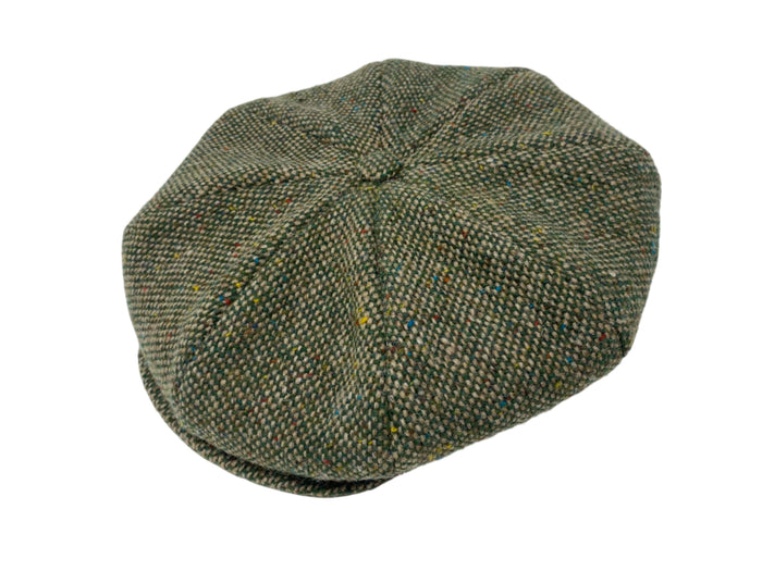 Irish Tweed - Green & Fawn Salt & Pepper with Colourful Flecks / Small 56-57cm