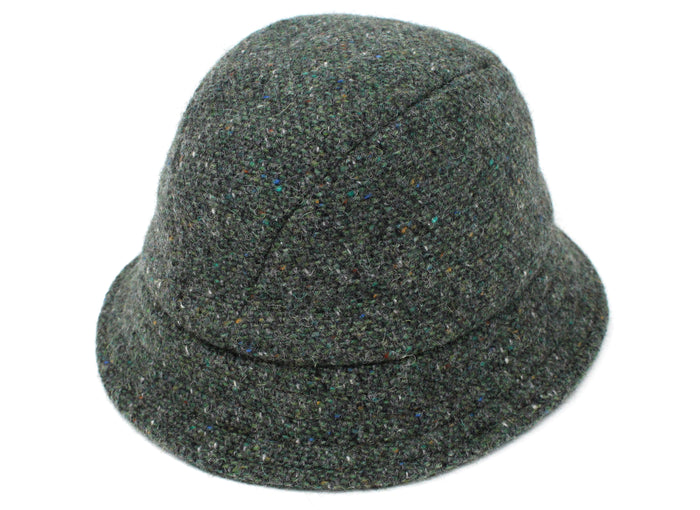 Irish Tweed - Dark Green Fleck Salt & Pepper / Small 56-57cm