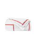 Estate Bedding - King Duvet Cover 106X92 White/Persimmon Sferra