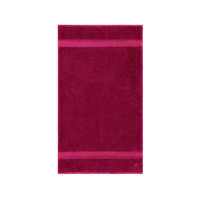 Guest Towel - Etoile Fushia Towels by Yves Delorme Bath at Fig Linens and Home