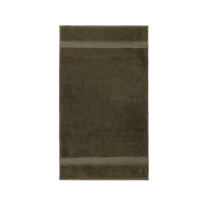 Hand Towel - Etoile Kaki Bath by Yves Delorme at Fig Linens and Home