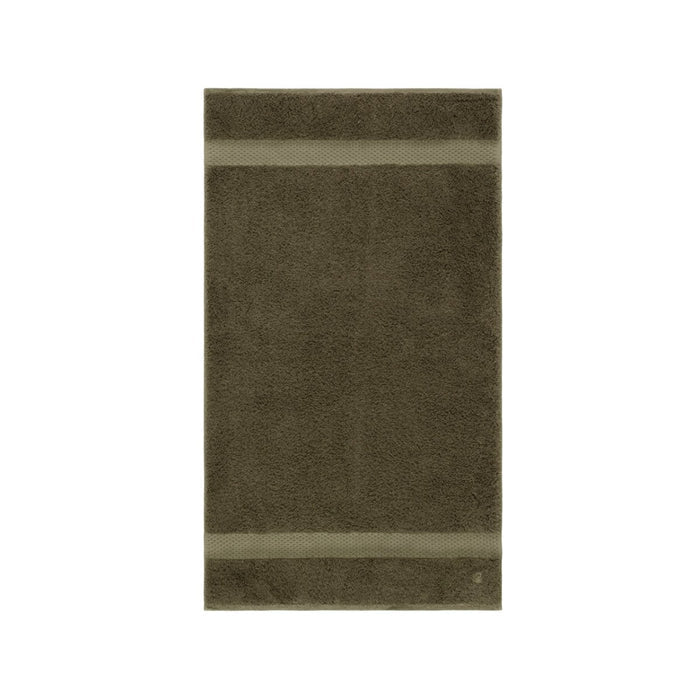 Guest Towel - Etoile Kaki Bath by Yves Delorme at Fig Linens and Home