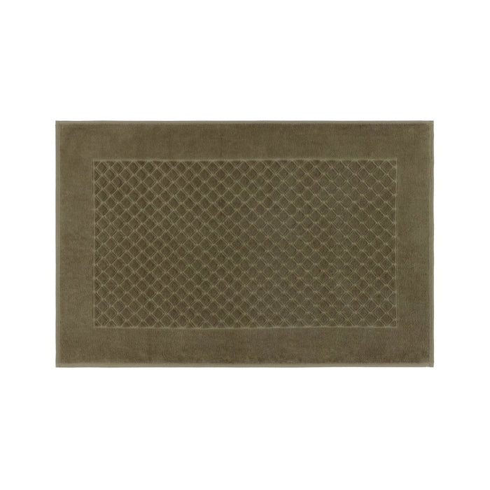 Bath Tub Mat - Etoile Kaki Bath Mat at Fig Linens and Home 1