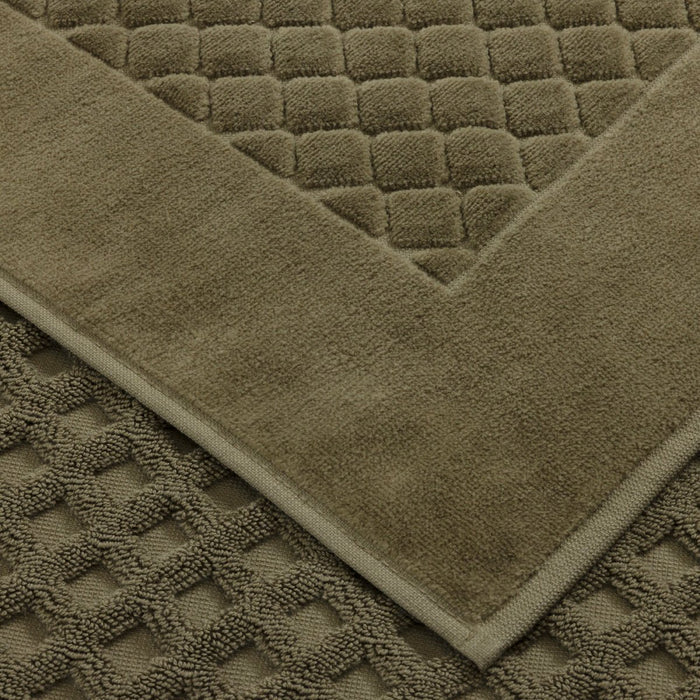 Bath Tub Mat - Etoile Kaki Bath Mat at Fig Linens and Home 2
