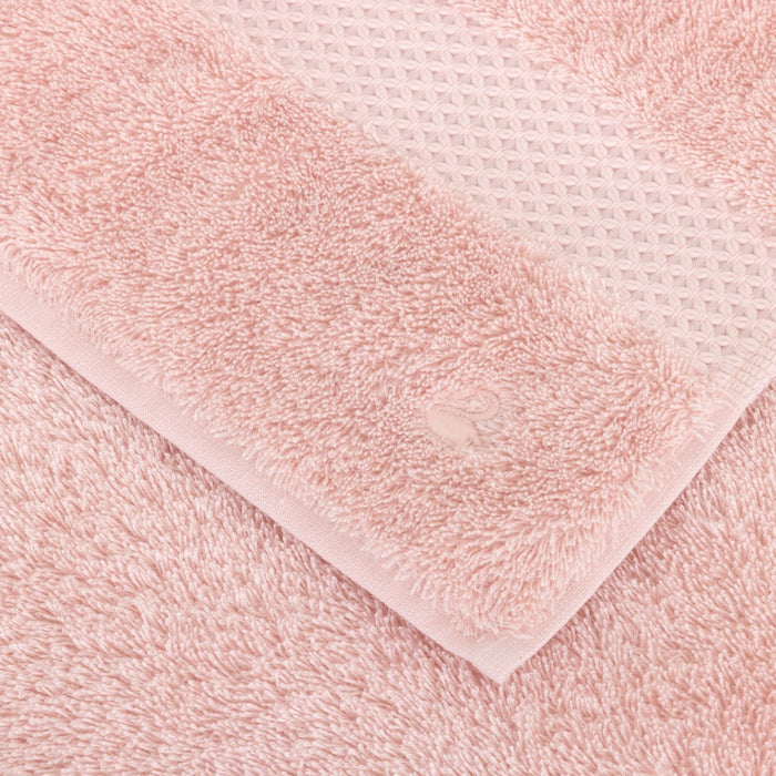 Towels Logo Detail - Etoile Petale Bath by Yves Delorme at Fig Linens and Home