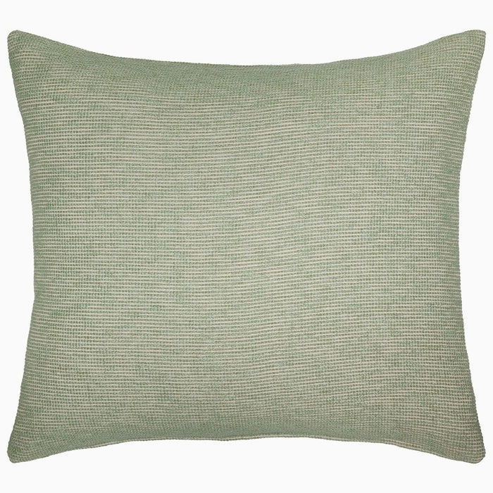 Evani Woven Sage King Euro by John Robshaw at Fig Linens and Home - 1