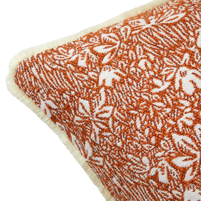 Eze Oranger Decorative Pillows by Yves Delorme Decorative Pillow 13 x 22 Oranger at FIG LINENS AND HOME 3