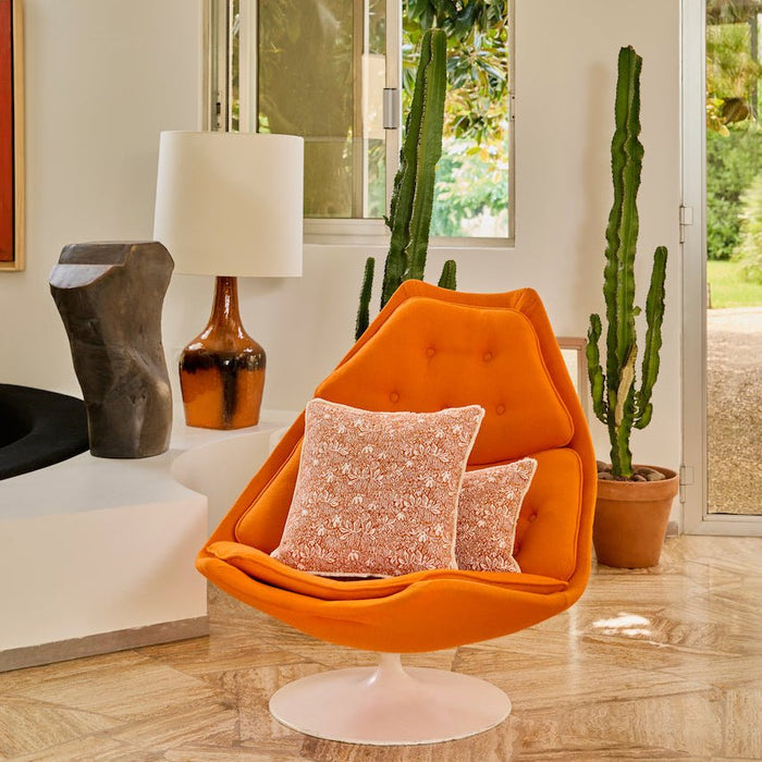 Eze Oranger Decorative Pillows by Yves Delorme Decorative Pillow 13 x 22 Oranger at FIG LINENS AND HOME 5