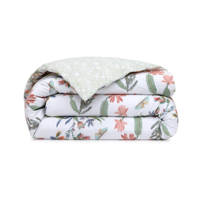 Eze Organic Bedding by Yves Delorme Flat Sheet King 114 x 116 Corail at FIG LINENS AND HOME 6