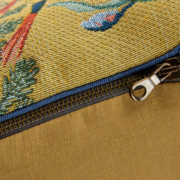 Ezio Bronze Decorative Pillow by Yves Delorme at Fig Linens and Home - Zipper