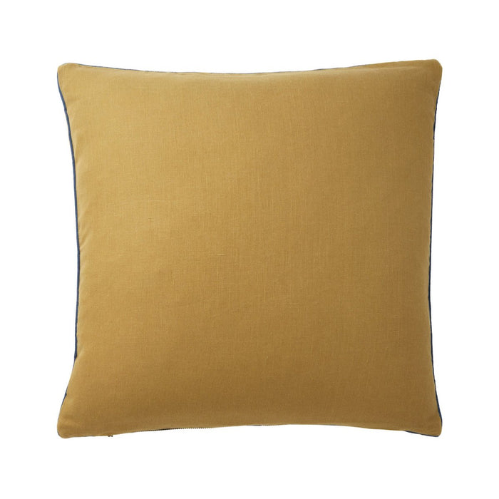 Ezio Bronze Decorative Pillow by Yves Delorme at Fig Linens and Home - Back