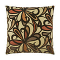 Fanfare Pillow in Burgundy - front view, floral design by D.V. KAP Home