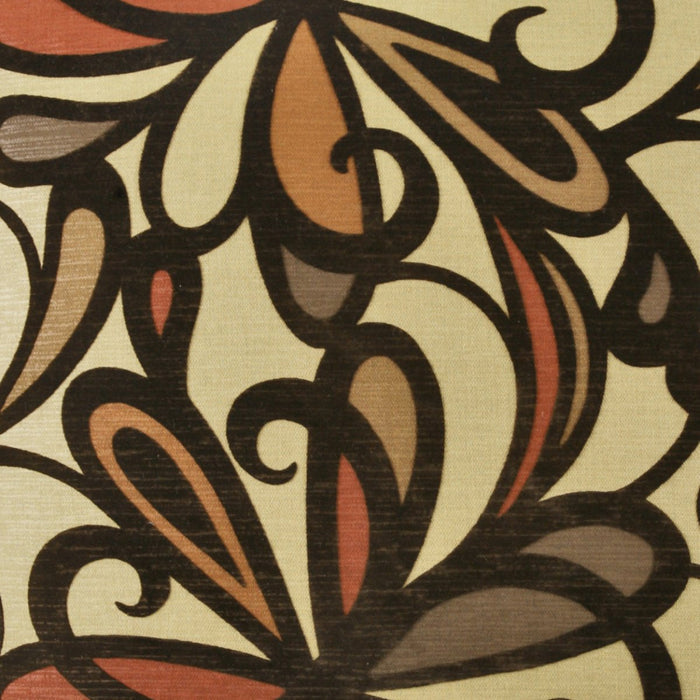 Fanfare Pillow in Burgundy - fabric swatch detail by D.V. KAP Home