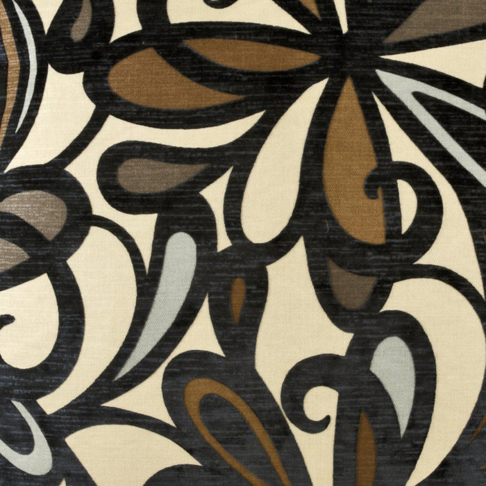 Fanfare Pillow in Navy - fabric swatch detail by D.V. KAP Home