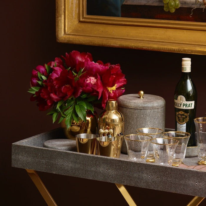 Fausto Julep Cups Set of 4 by AERIN at Fig Linens and Home - Lifestyle