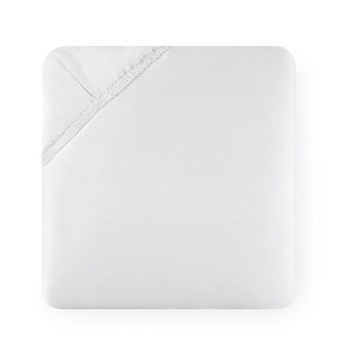 Sfrerra Bedding | Fiona Sheeting and Cases | Fig Linens - White fitted sheet