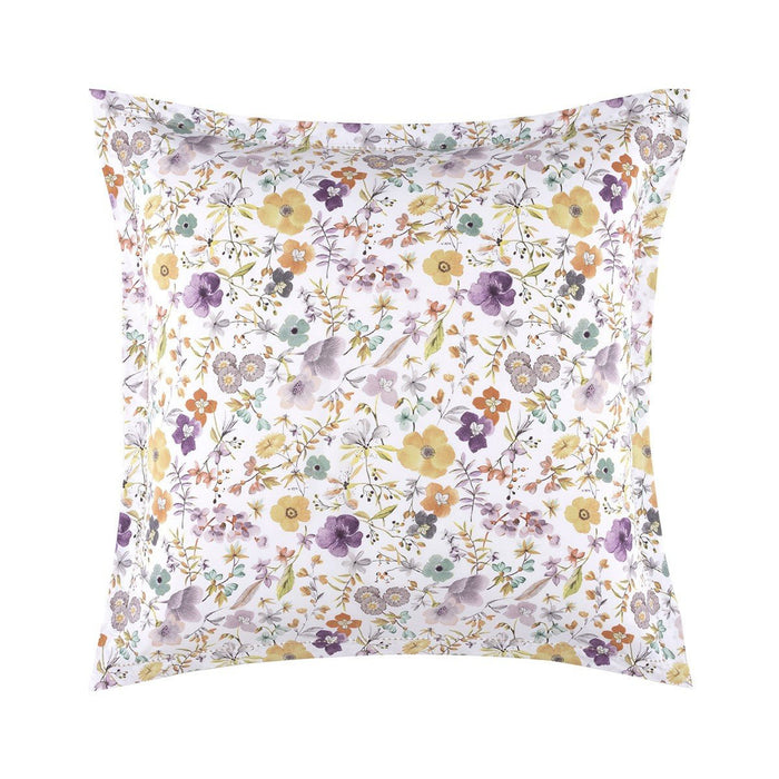 Fleurs Sham by Yves Delorme Euro Sham Multi at FIG LINENS AND HOME 1