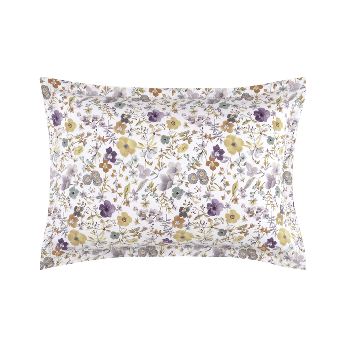 Fleurs Sham by Yves Delorme King Sham Multi at FIG LINENS AND HOME 5