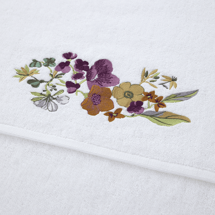 Fleurs Towels by Yves Delorme Bath Sheet Multi at FIG LINENS AND HOME 8