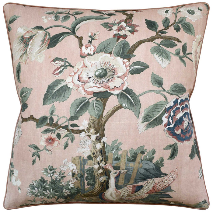 Forest Lodge Apricot Decorative Pillow by Ryan Studio 22" x 22" Decorative Pillow Apricot at FIG LINENS AND HOME 1