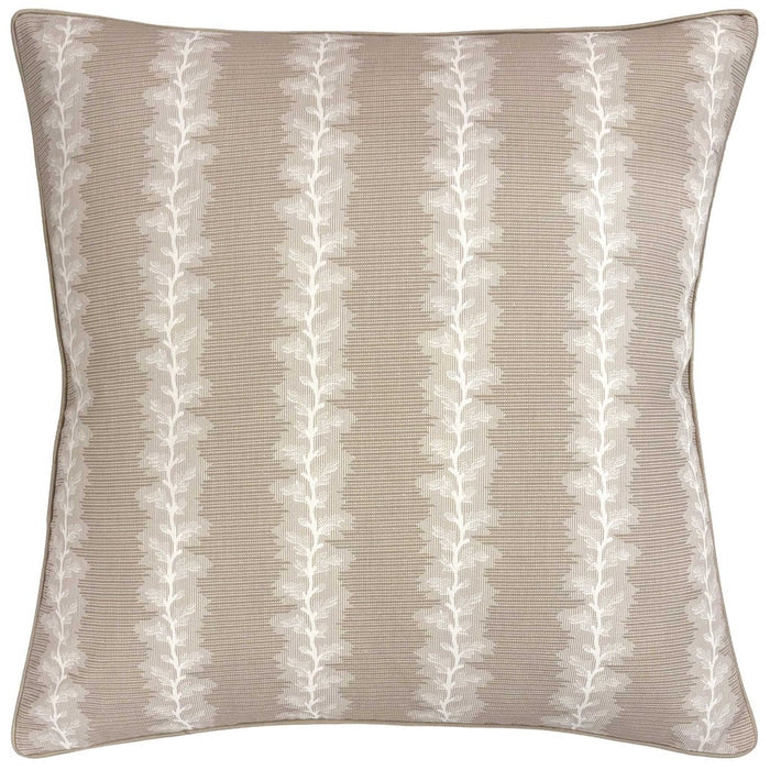 Ryan Studio French Stripe Beige Throw Pillow at Fig Linens and Home - Anna French Thibaut Fabric