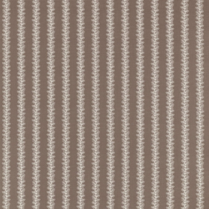 Swatch of French Stripe Brown Fabric - Anna French by Thibaut at Fig Linens and Home