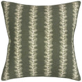 French Stripe Green Decorative Pillow by Ryan Studio at Fig Linens and Home