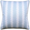 French Stripe Spa Blue Decorative Pillow by Ryan Studio at Fig Linens and Home
