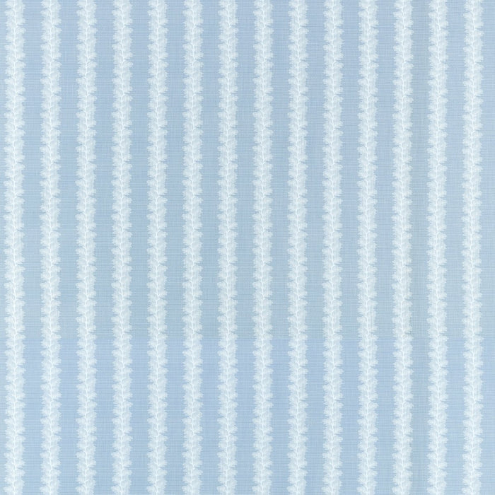 Swatch of French Stripe Spa Blue Fabric - Anna French by Thibaut at Fig Linens and Home