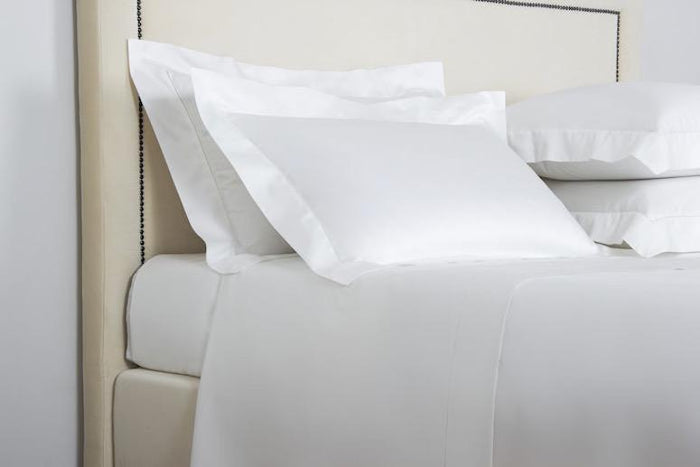 Frette Single Ajour White Sheet Set | Fig Linens and Home