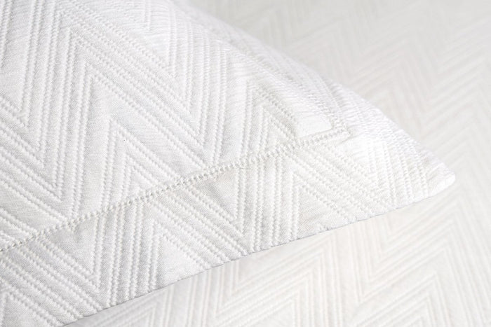 Detail View of Frisco Matelasse Bedding by Kevin O'Brien Studio at Fig Linens and Home