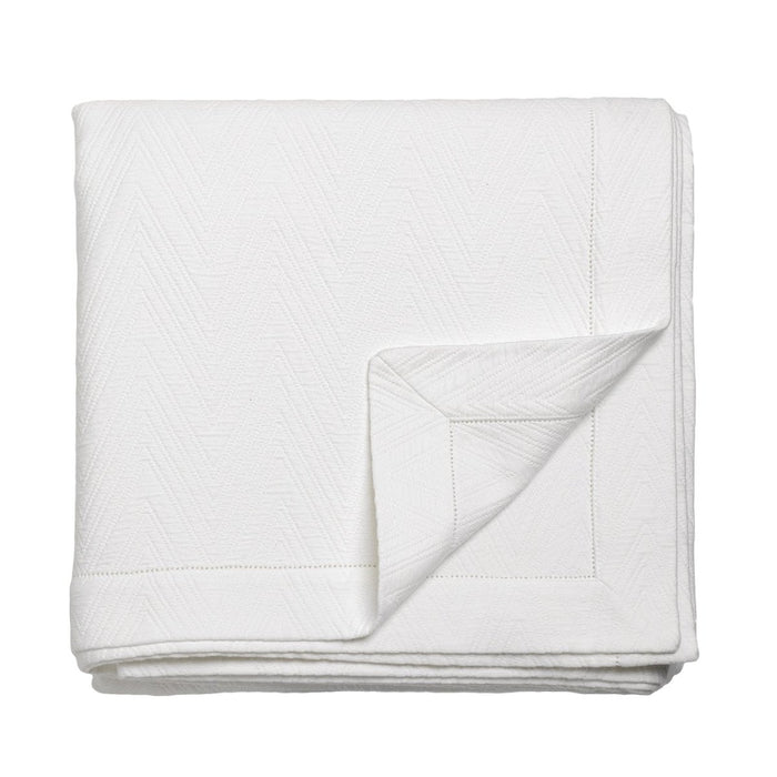 Queen Coverlet - Frisco Matelasse Bedding by Kevin O'Brien Studio at Fig Linens and Home