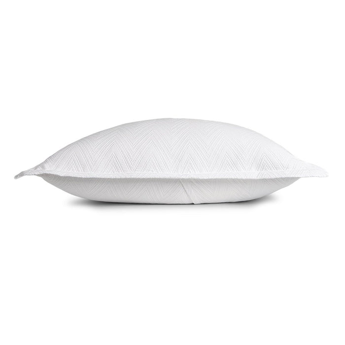 Euro Sham Side - Frisco Matelasse Bedding by Kevin O'Brien Studio at Fig Linens and Home