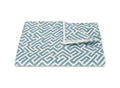 Matouk Schumacher Gabriel King Duvet Cover 108 x 96, corded edge Stony Blue at Fig Linens and Home