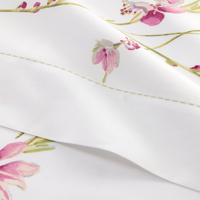 Gaura Bedding by Yves Delorme Flat Sheet King 114 x 116 Multi at FIG LINENS AND HOME 6
