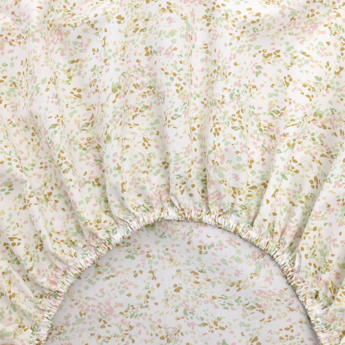 Gaura Bedding by Yves Delorme Fitted Sheet Cal King 75 x 85 Multi at FIG LINENS AND HOME 8