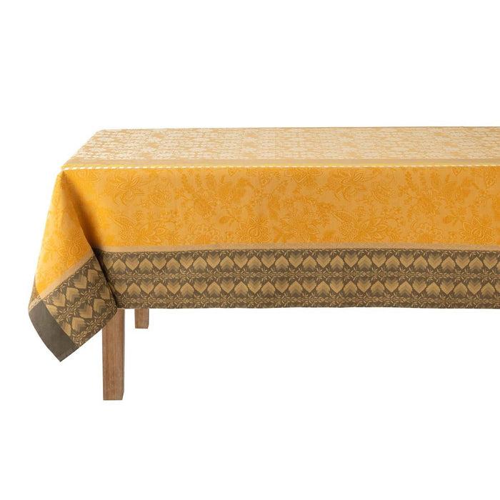 Gipsy Yellow Tablecloth Le Jacquard Francais 69 x 98 Fig Linens and Home