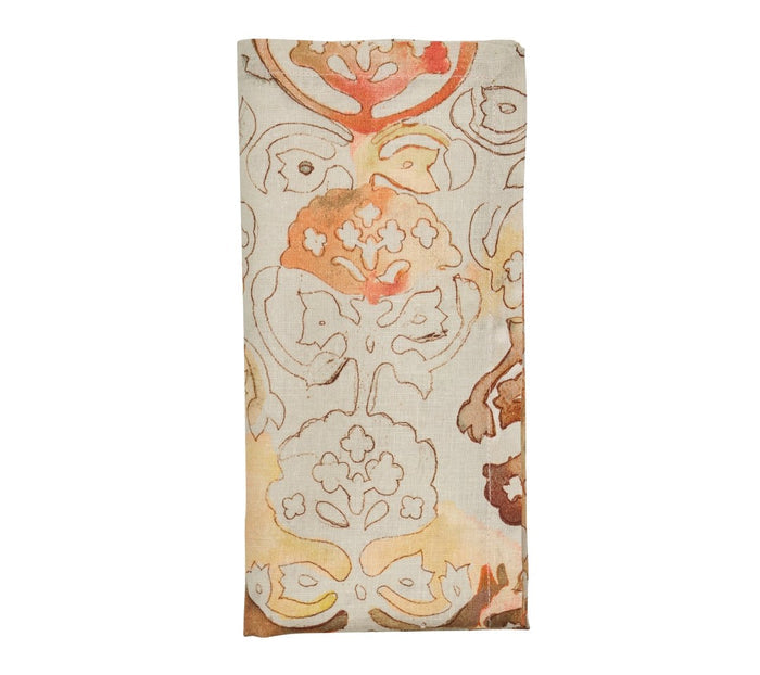 Giverny Napkin in Natural & Brown, Set of 4 Kim Seybert