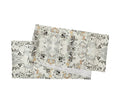Giverny Natural/Gray Table Runner | Kim Seybert at Fig Linens and Home