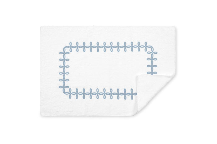 Matouk Gordian Knot Bath Tub Mat in Hazy Blue | Fig Linens and Home