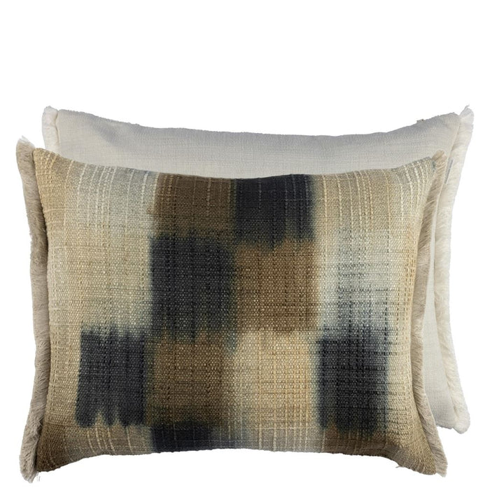 Harlyn Bay Charcoal Decorative Pillow - Designers Guild at Fig Linens and Home 12